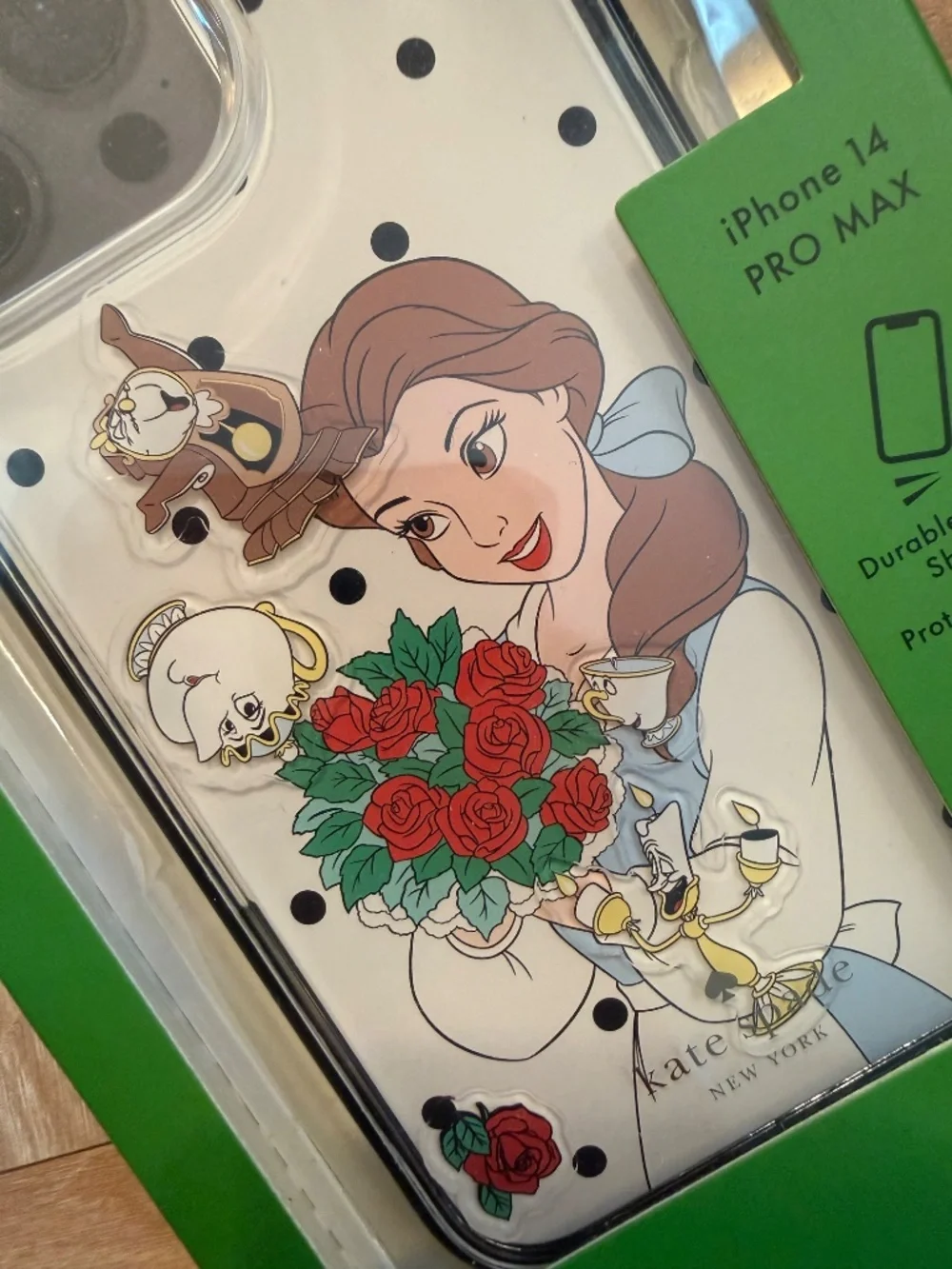 Kate Spade X Disney Beauty And The Beast Liquid iPhone 14 Pro Max Phone Case